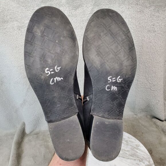 Vionic Shoes Womens 8 Joslyn Black Nubuck Leather Ankle Boots Weather Resistant - Picture 9 of 10